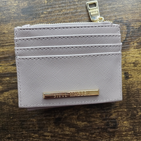 Steve Madden Mauve Card Holder - Picture 1 of 3